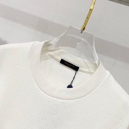 260428 New high-quality textured jacquard pocket T-shirt