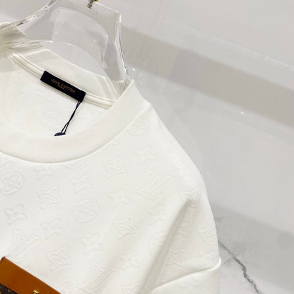 260428 New high-quality textured jacquard pocket T-shirt