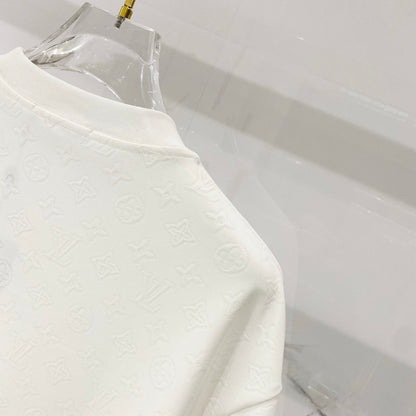 260428 New high-quality textured jacquard pocket T-shirt