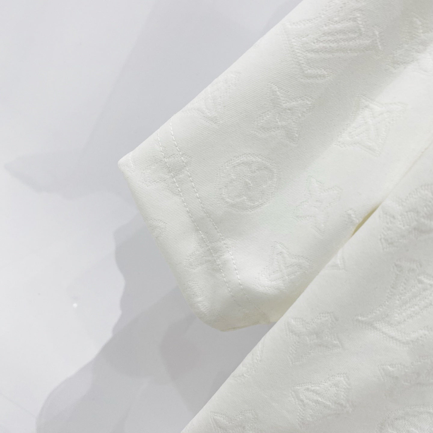 260428 New high-quality textured jacquard pocket T-shirt