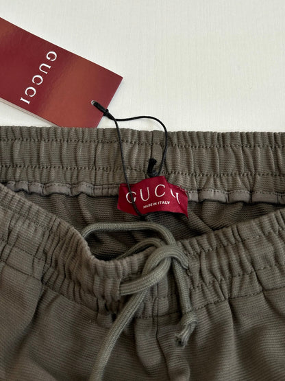 260428 New high-quality cotton striped contrast-colored woven belt letter short pants set