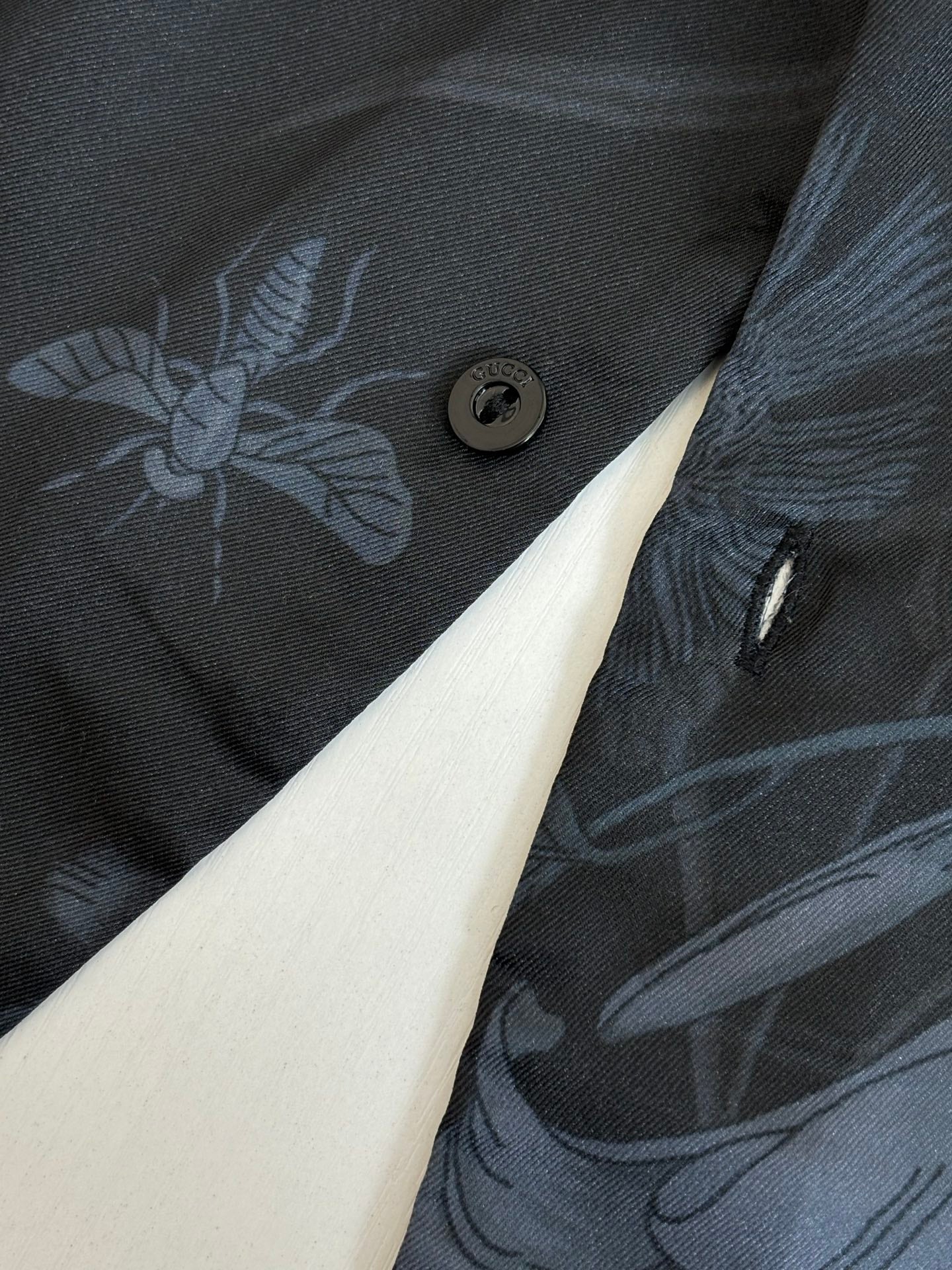 260428 New high-quality butterfly flower-printed satin long-sleeved shirt