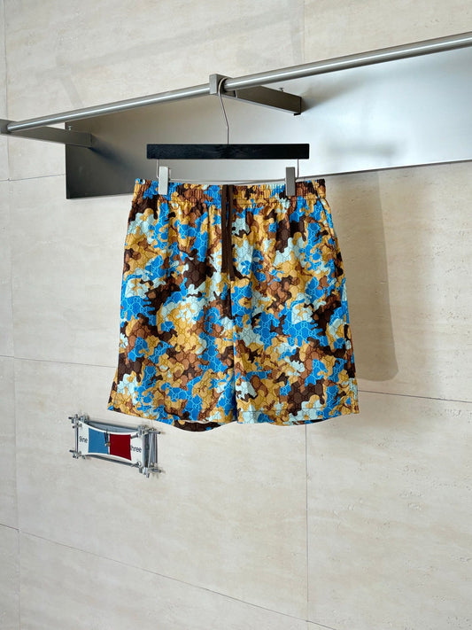260428 New high-quality color-matched full-print short pants set