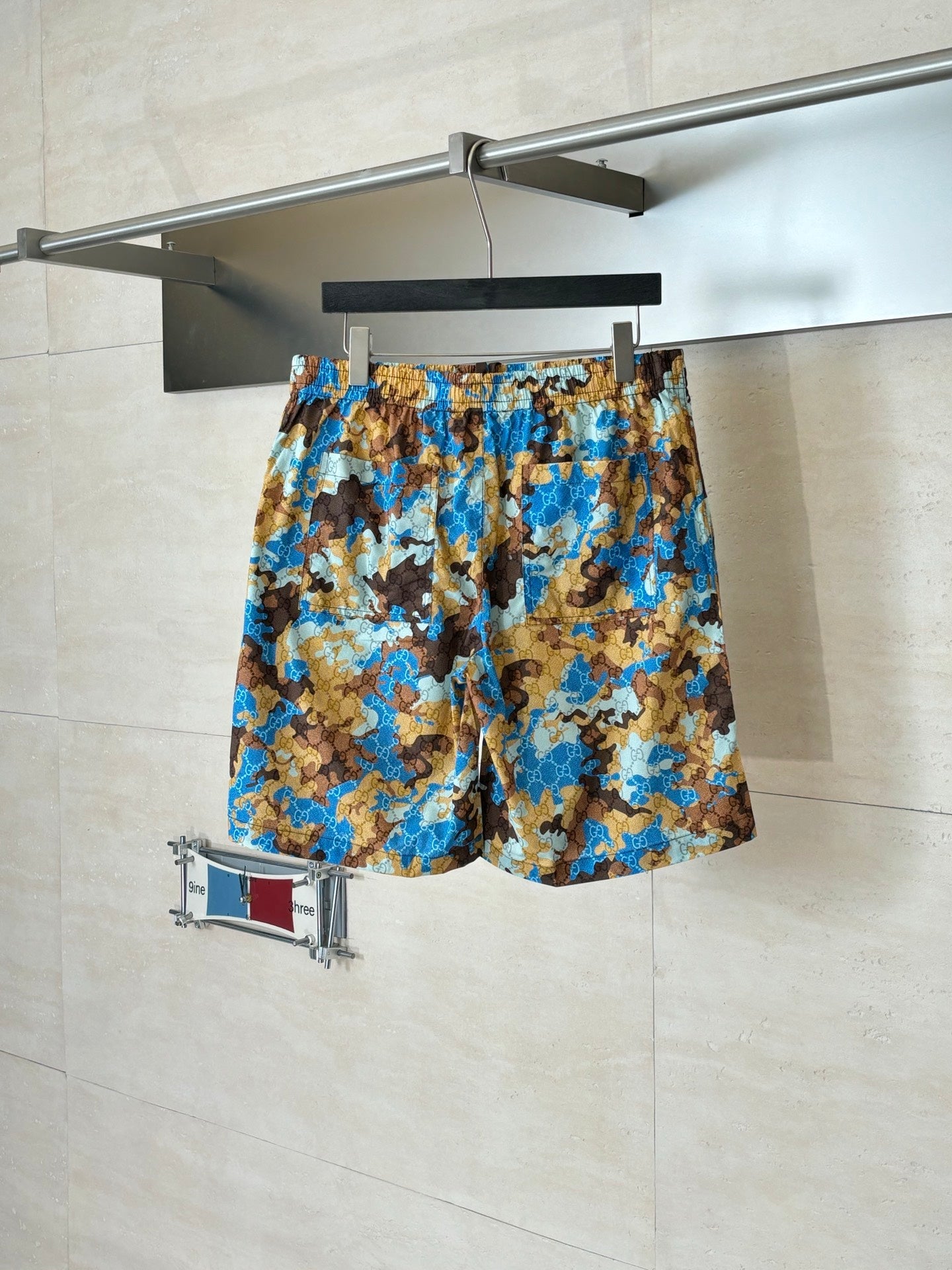 260428 New high-quality color-matched full-print short pants set