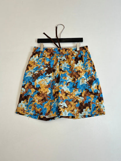 260428 New high-quality color-matched full-print short pants set