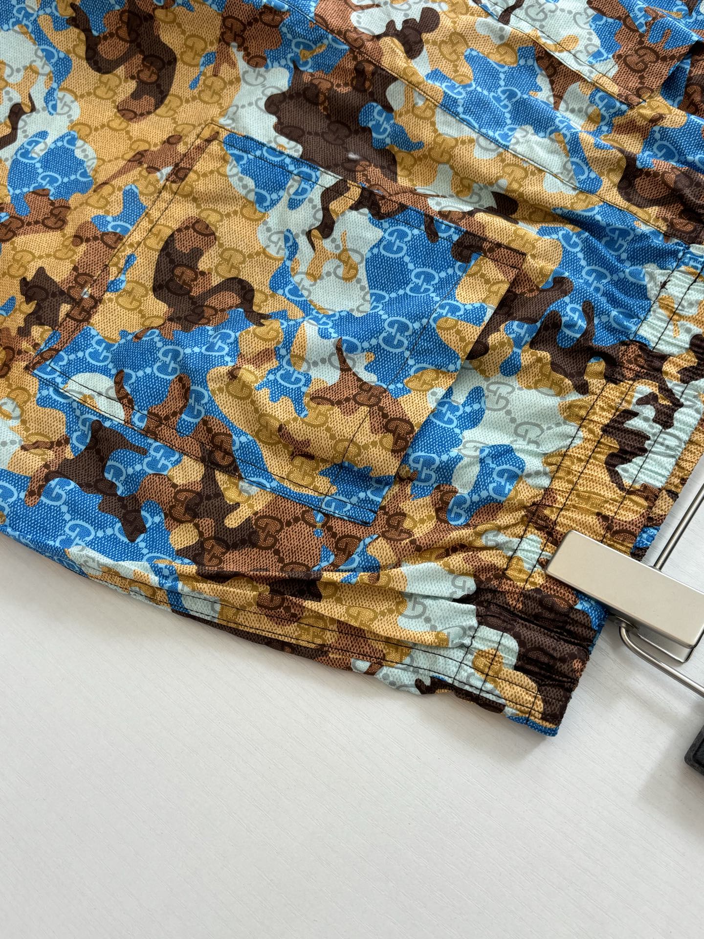 260428 New high-quality color-matched full-print short pants set