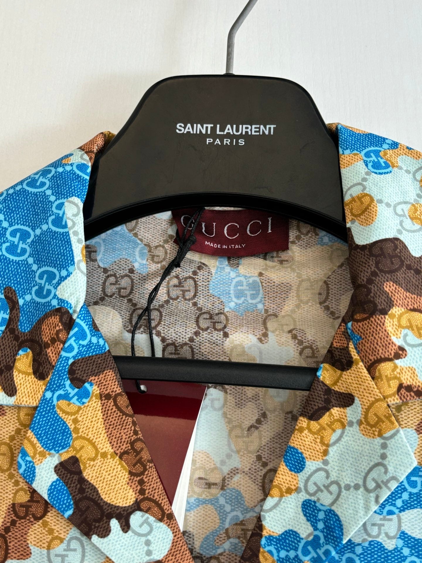 260428 New high-quality color-matched full-print short-sleeved shirt set