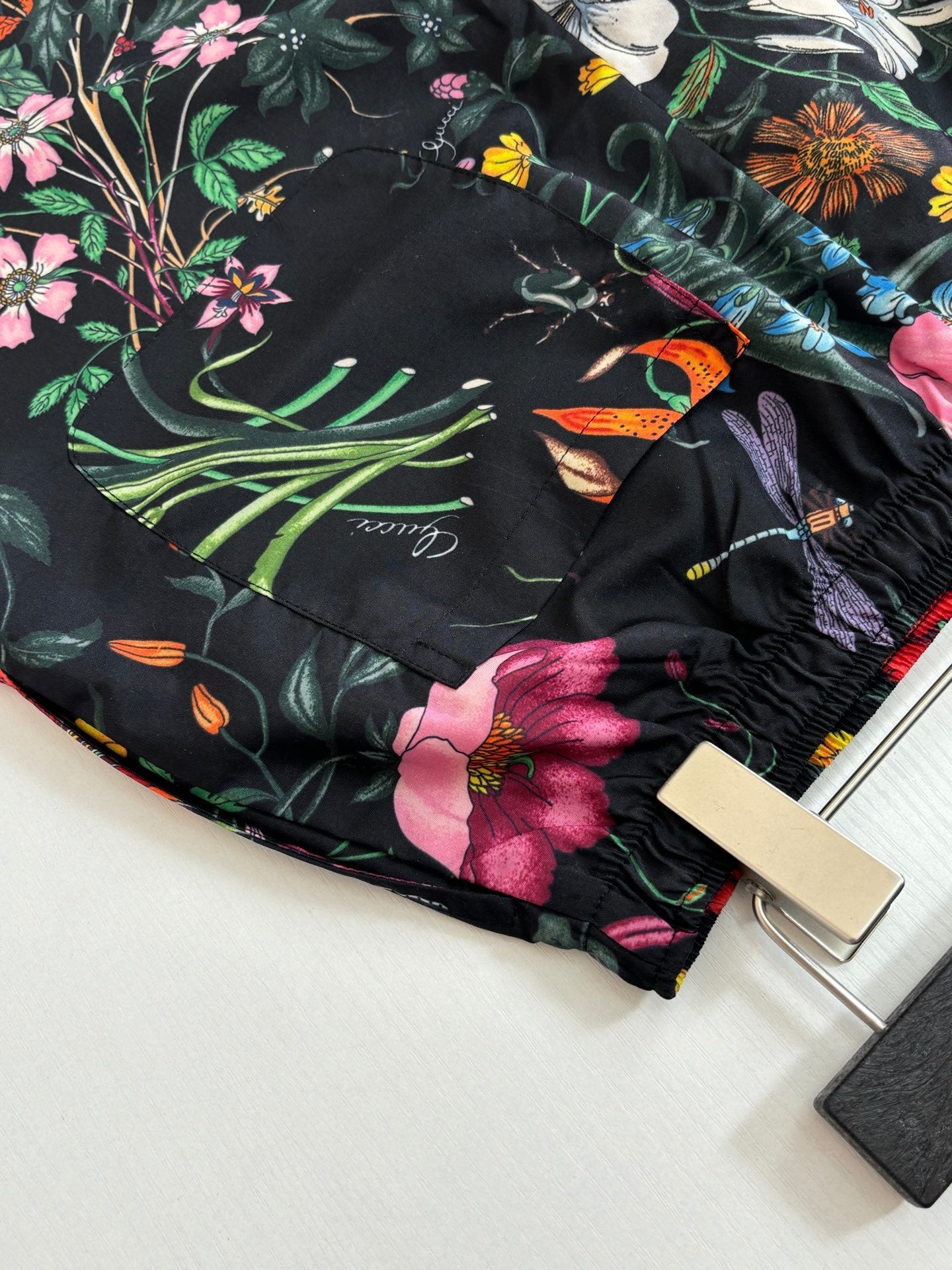 260428 New high-quality floral-printed satin short set with full prints