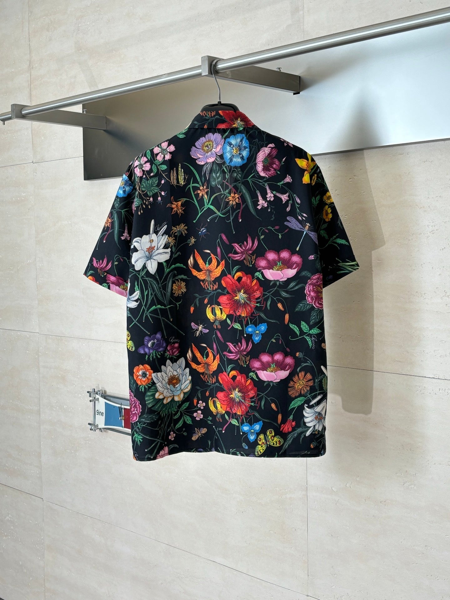 260428 New high-quality floral-printed chiffon short-sleeved shirt set with full printing
