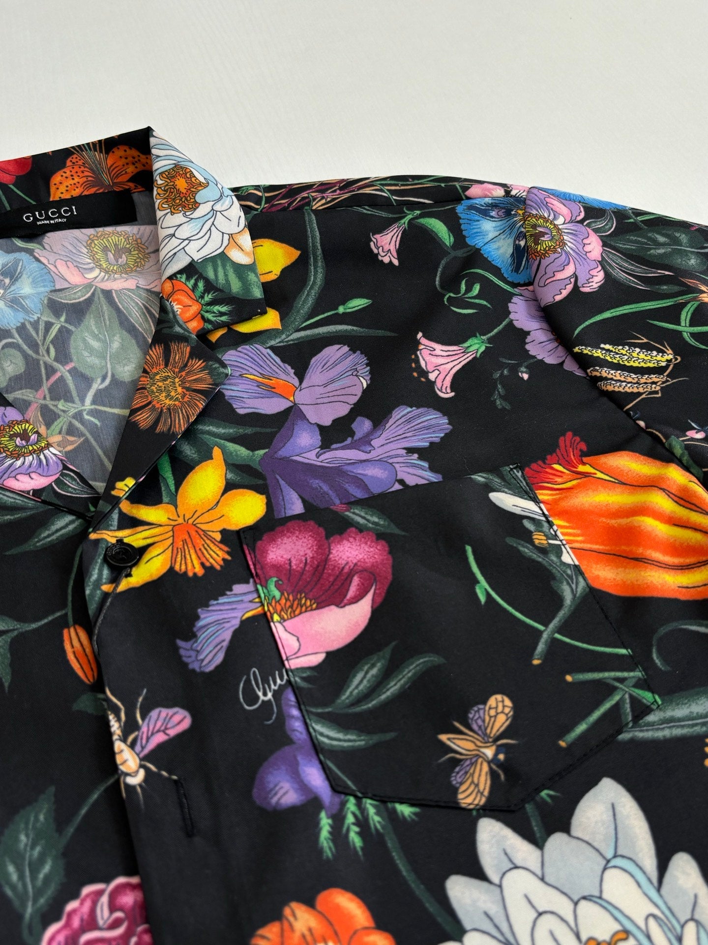 260428 New high-quality floral-printed chiffon short-sleeved shirt set with full printing