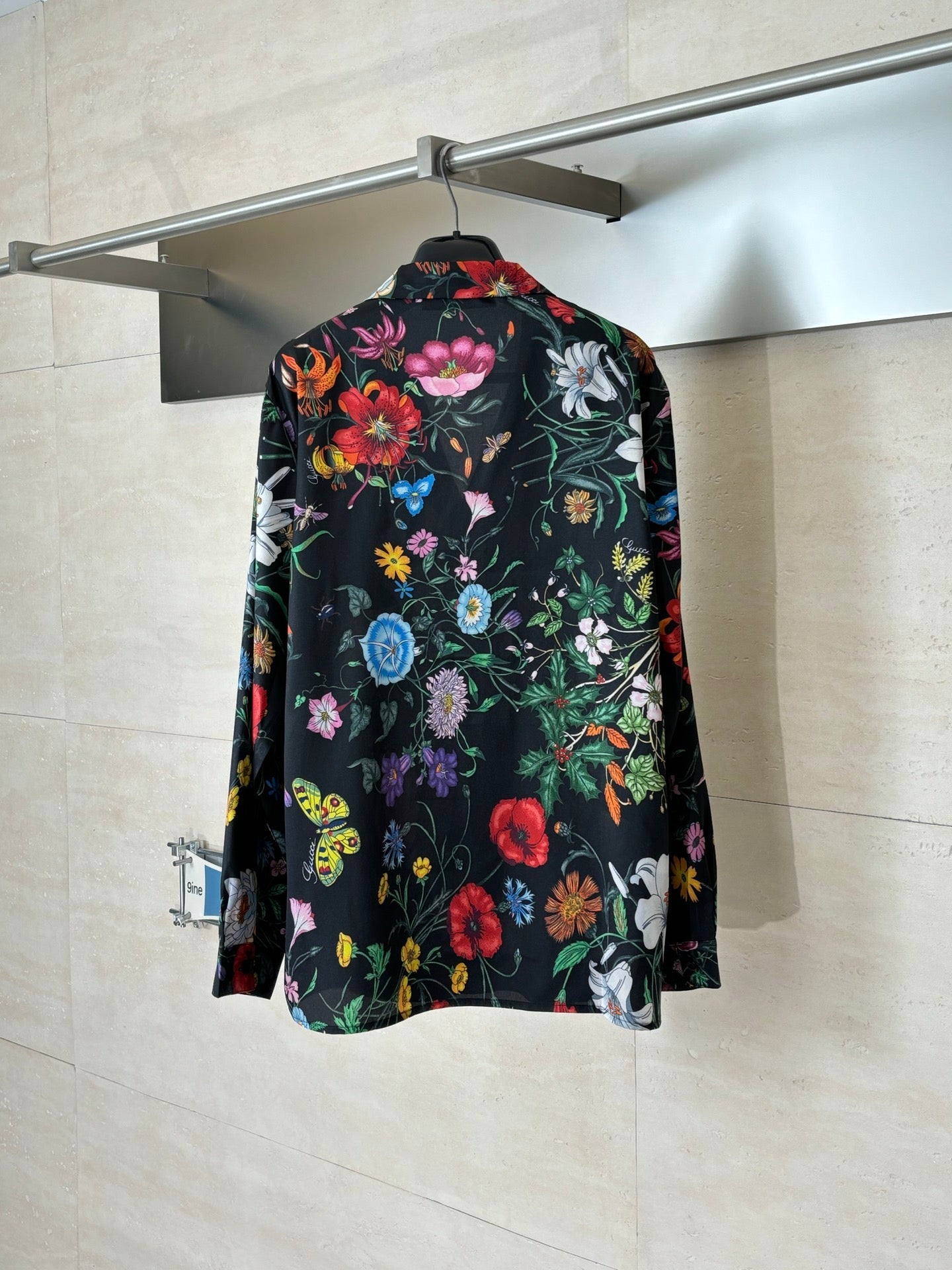 260428 New high-quality floral-printed chiffon long-sleeved shirt with full printing