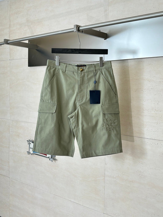 260428 New high-quality letter-stitched embroidery workwear shorts