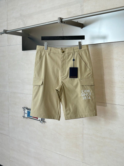 260428 New high-quality letter-stitched embroidery workwear shorts