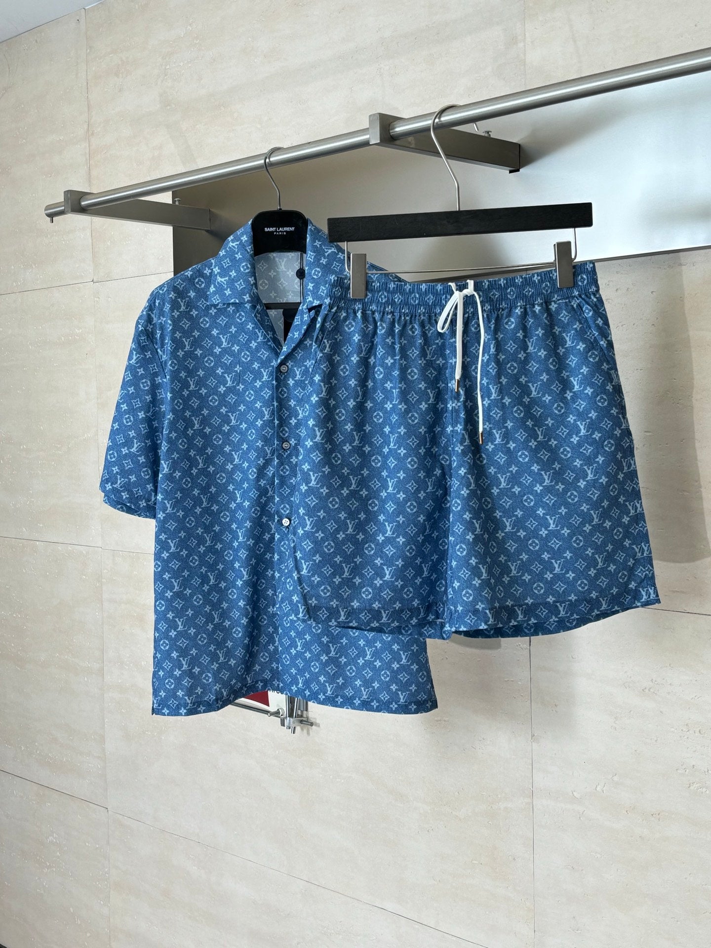 260428 New high-quality full-print heavy-duty workout shorts