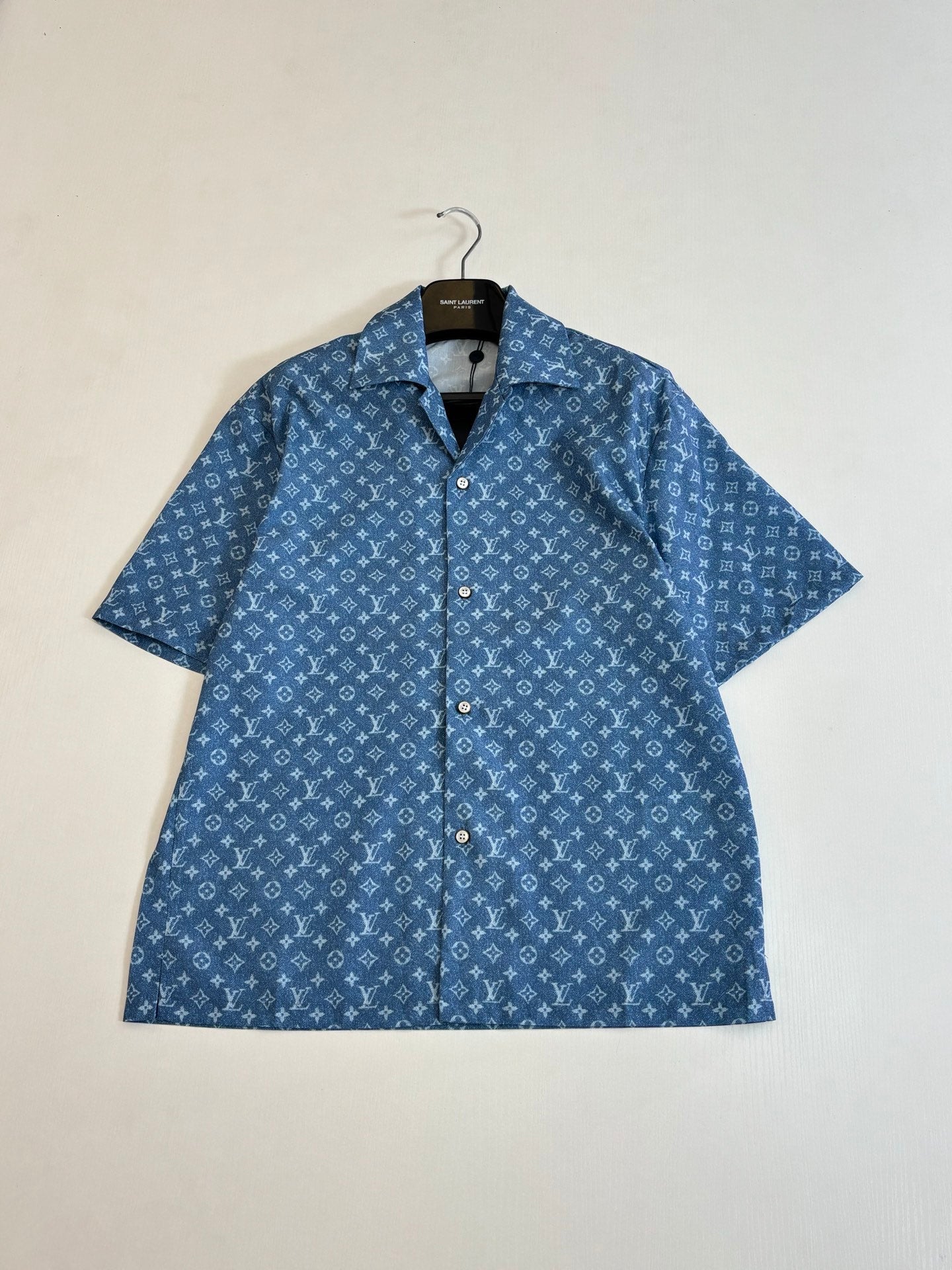 260428 New high-quality fully-printed heavy-duty suit collar short-sleeved shirt