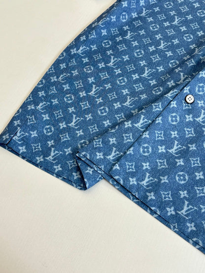 260428 New high-quality fully-printed heavy-duty suit collar short-sleeved shirt