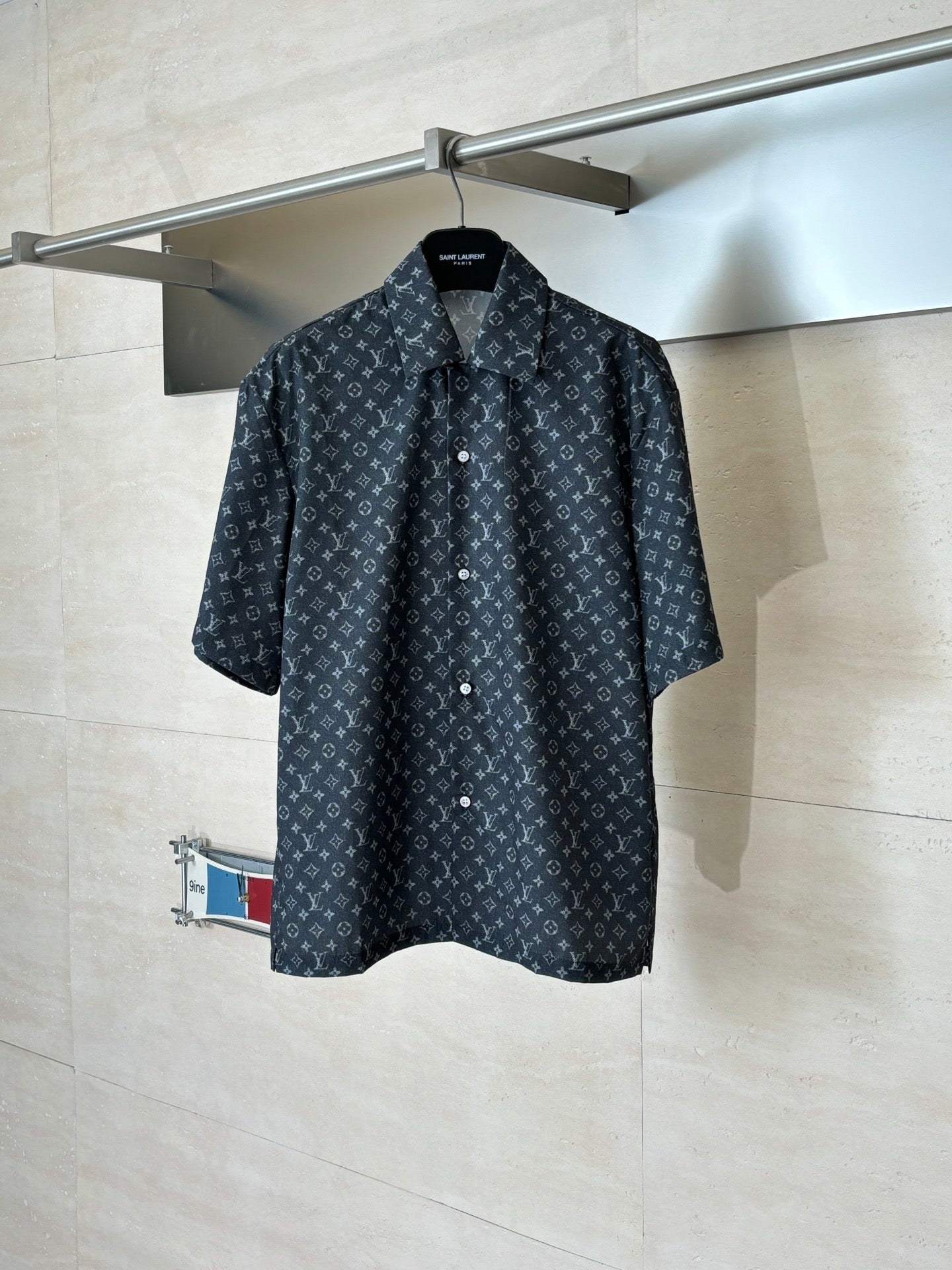 260428 New high-quality fully-printed heavy-duty suit collar short-sleeved shirt