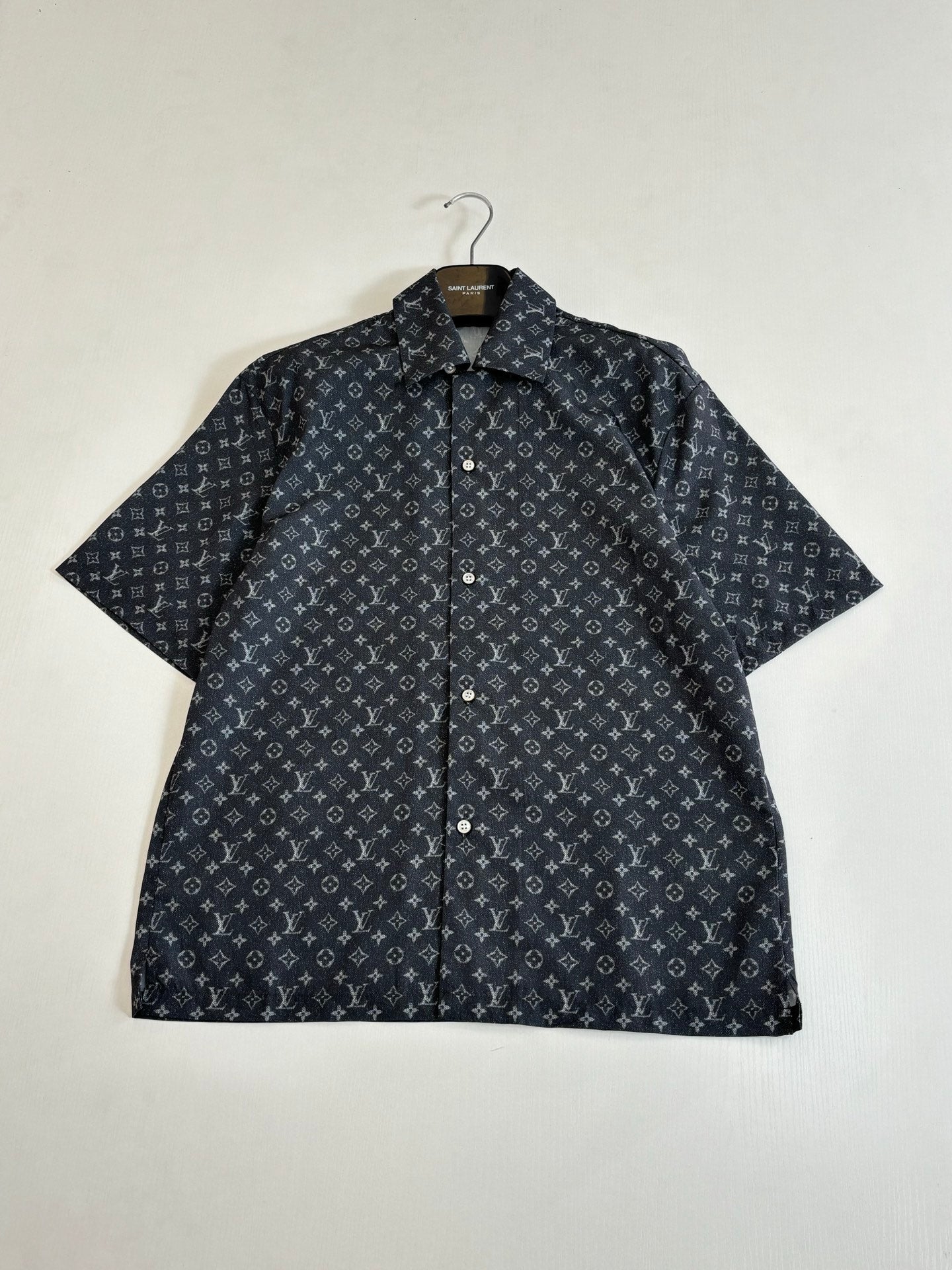 260428 New high-quality fully-printed heavy-duty suit collar short-sleeved shirt