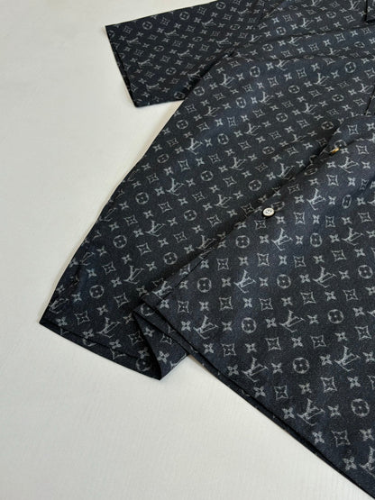 260428 New high-quality fully-printed heavy-duty suit collar short-sleeved shirt