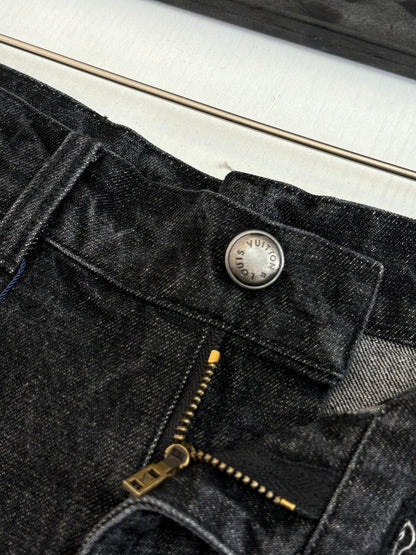 260428 New high-quality distressed and worn-out denim workwear shorts