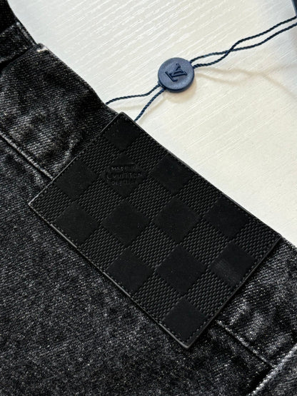 260428 New high-quality distressed and worn-out denim workwear shorts