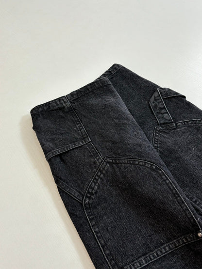 260428 New high-quality distressed and worn-out denim workwear shorts