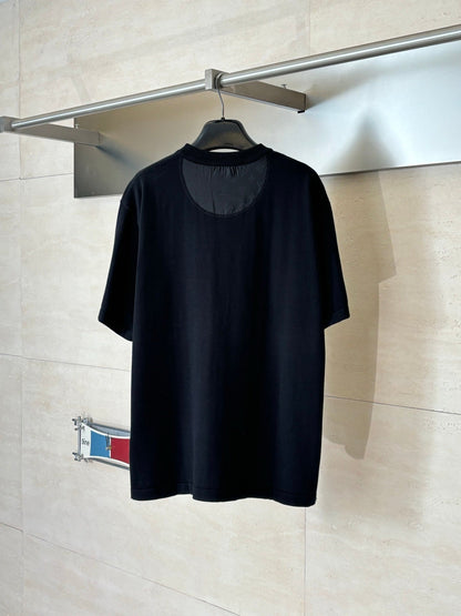 260428 New high-quality nylon pocketed knitted T-shirt
