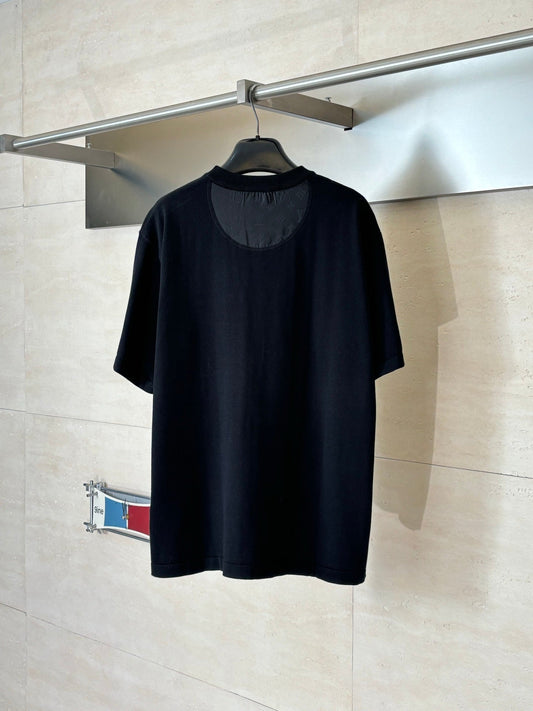260428 New high-quality nylon pocketed knitted T-shirt