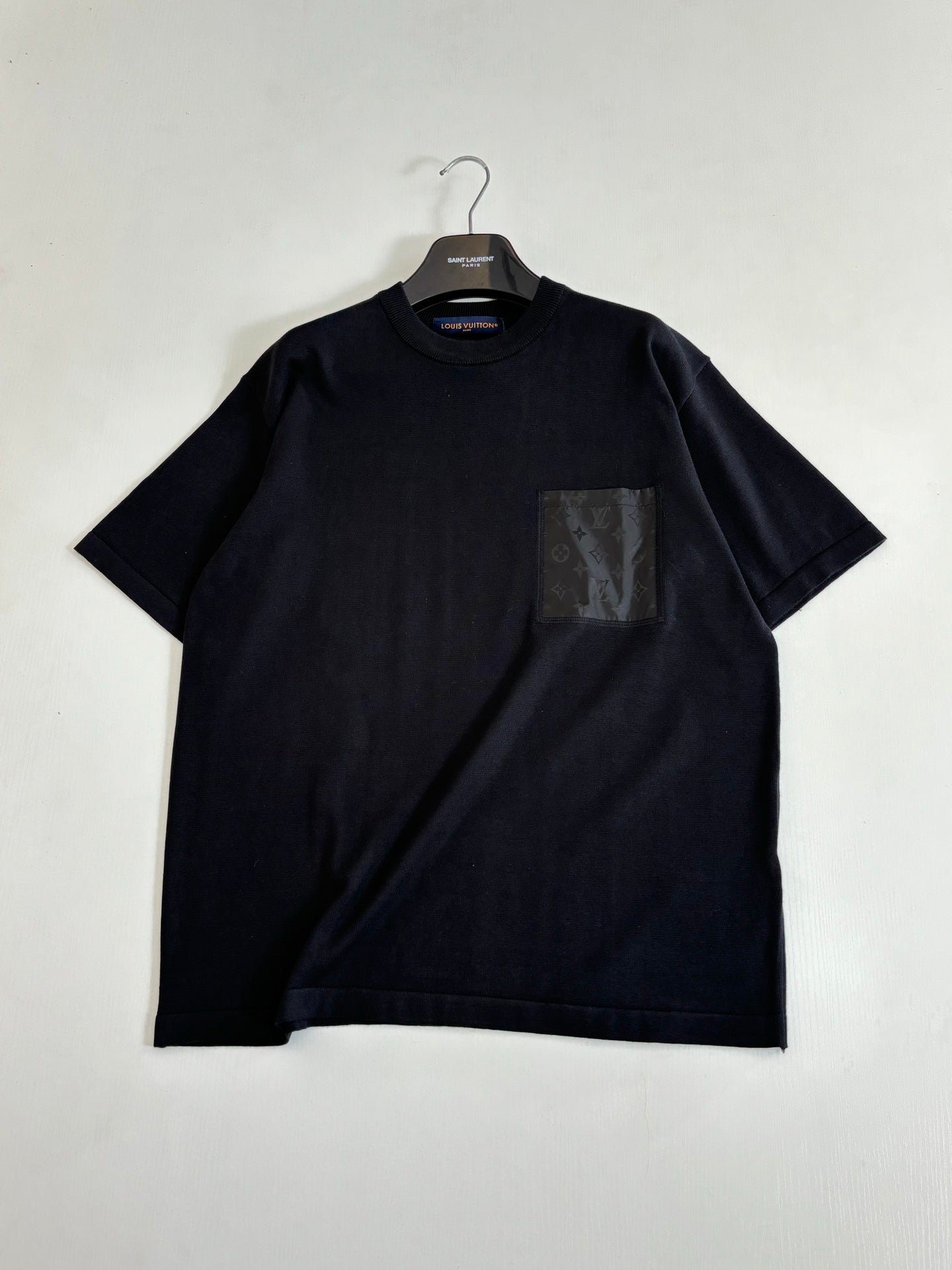260428 New high-quality nylon pocketed knitted T-shirt