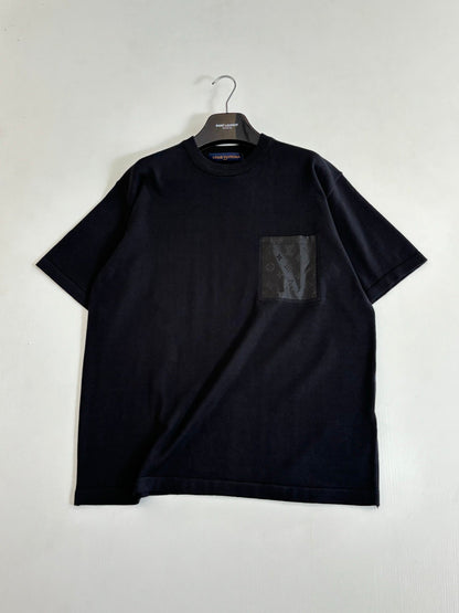 260428 New high-quality nylon pocketed knitted T-shirt