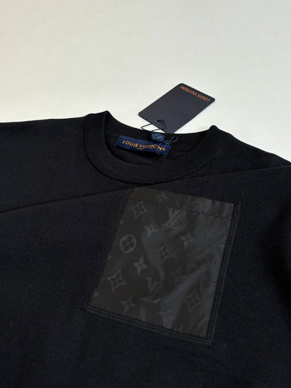 260428 New high-quality nylon pocketed knitted T-shirt