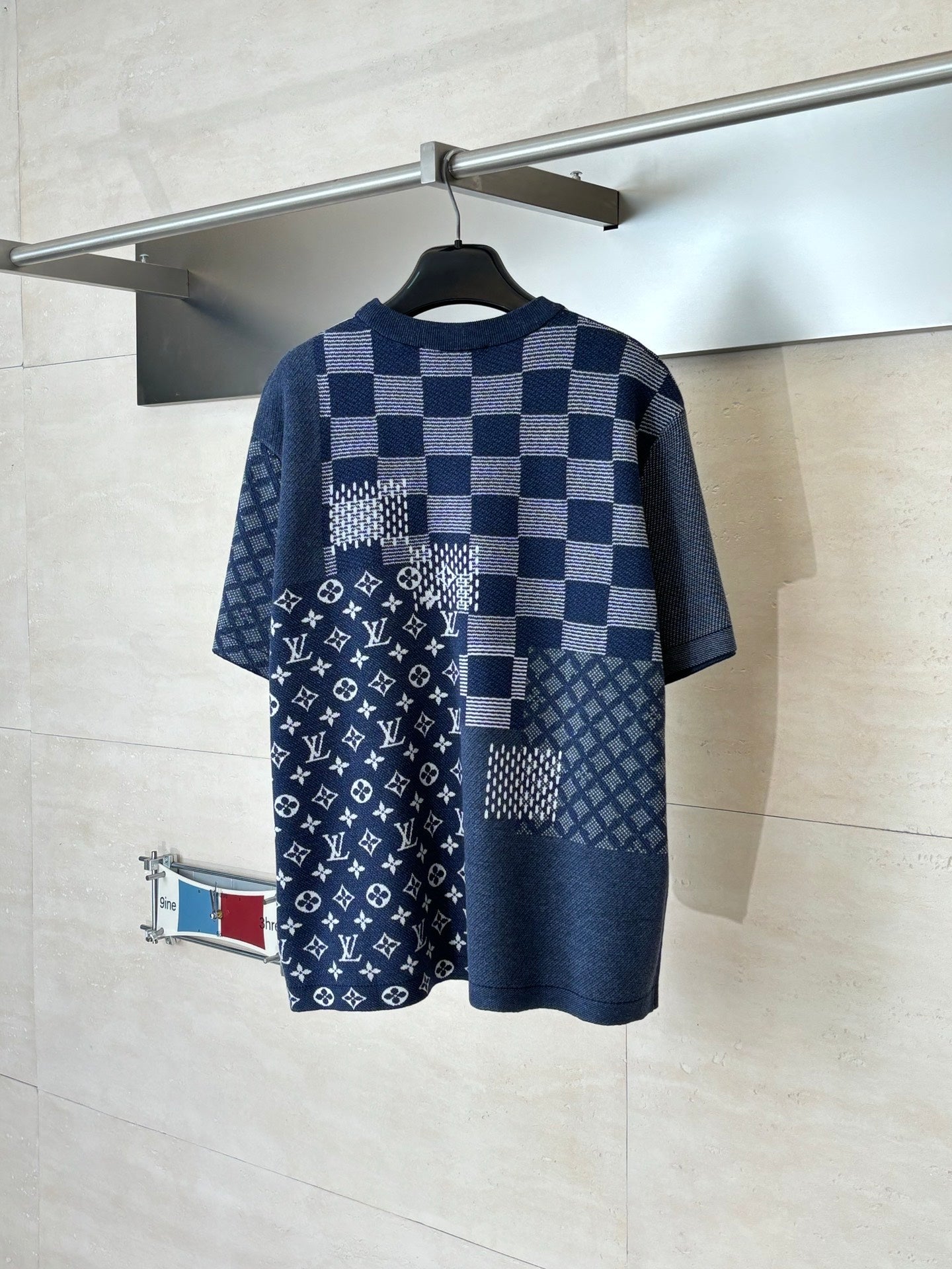 260428 New high-quality irregularly stitched knitted T-shirt