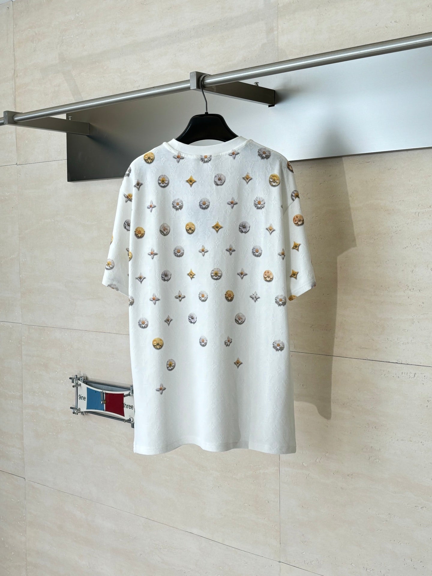 260428 New high-quality jacquard daisy-print T-shirt