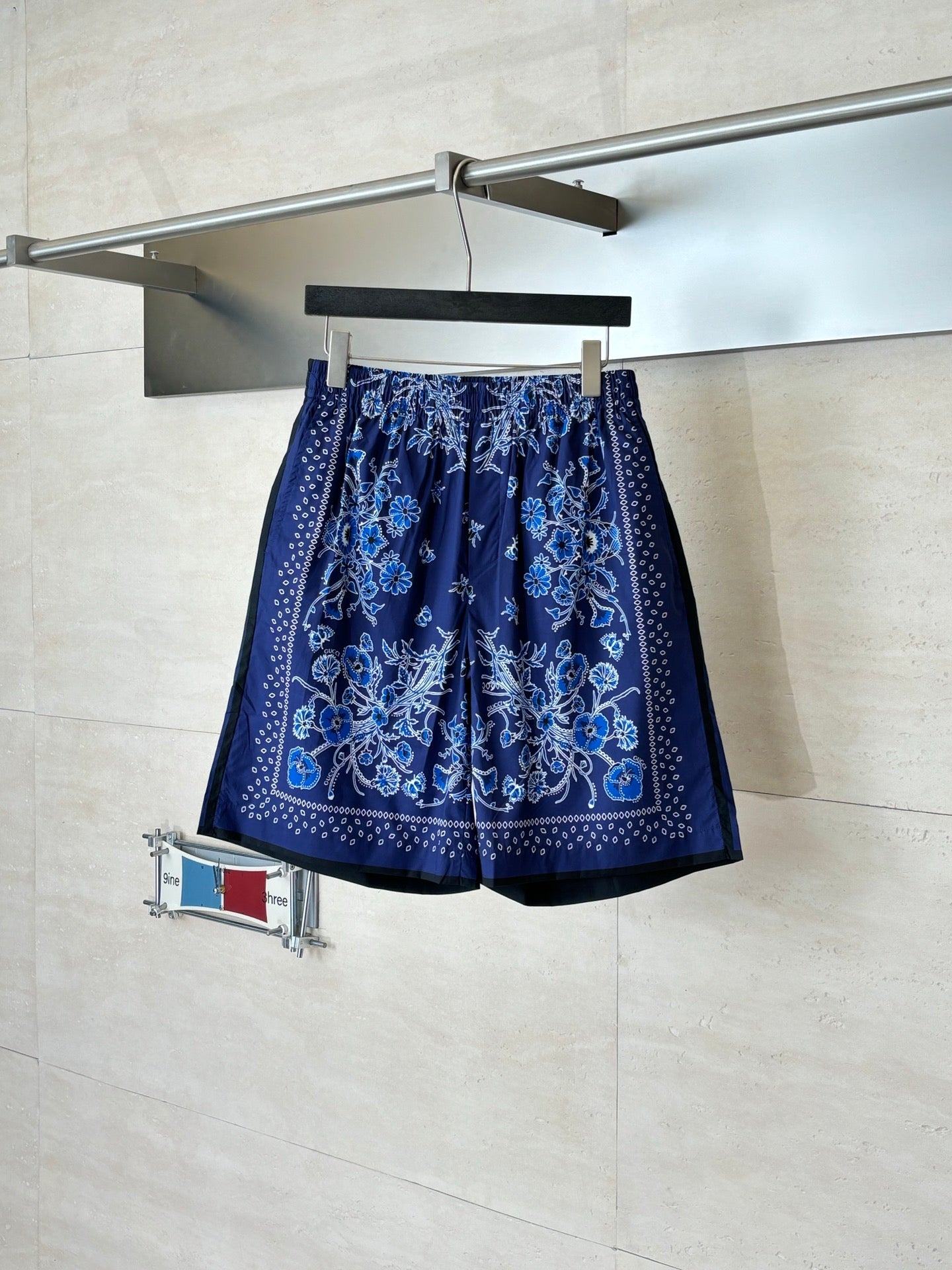 260428 New high-quality floral Cuban-style full-print short pants set
