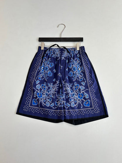 260428 New high-quality floral Cuban-style full-print short pants set
