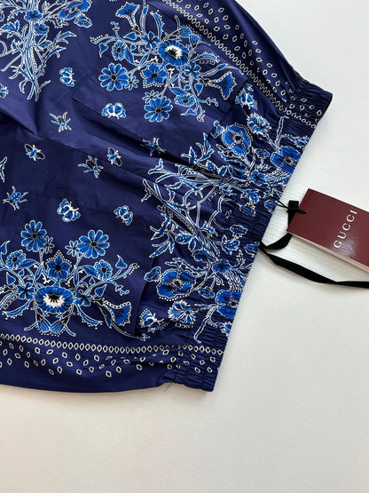 260428 New high-quality floral Cuban-style full-print short pants set