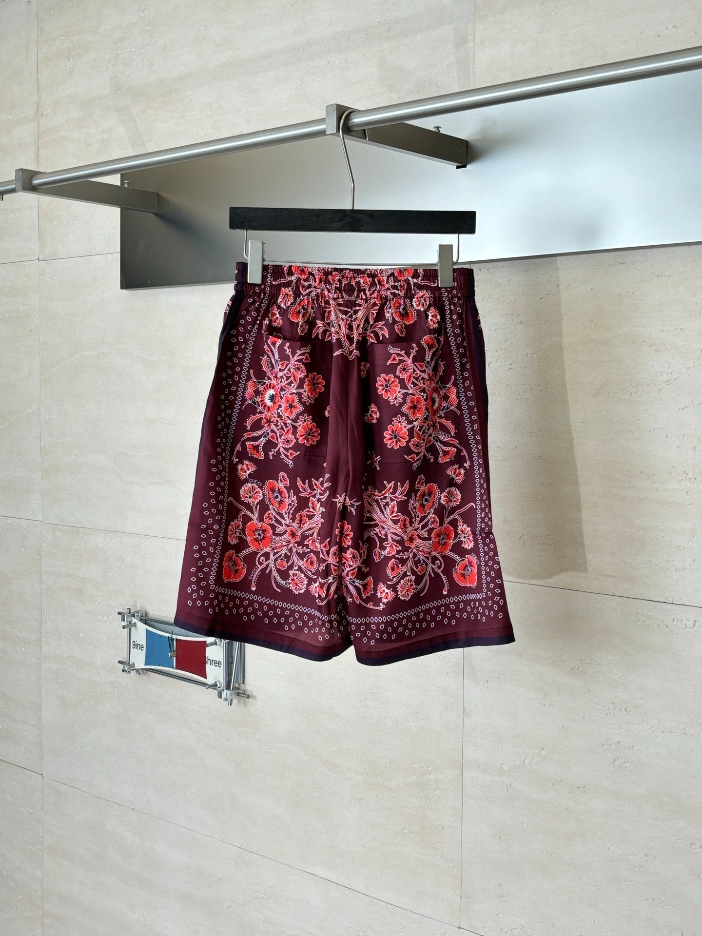260428 New high-quality floral Cuban-style full-print short pants set