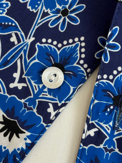 260428 New high-quality floral Cuban collar printed set of short-sleeved shirts
