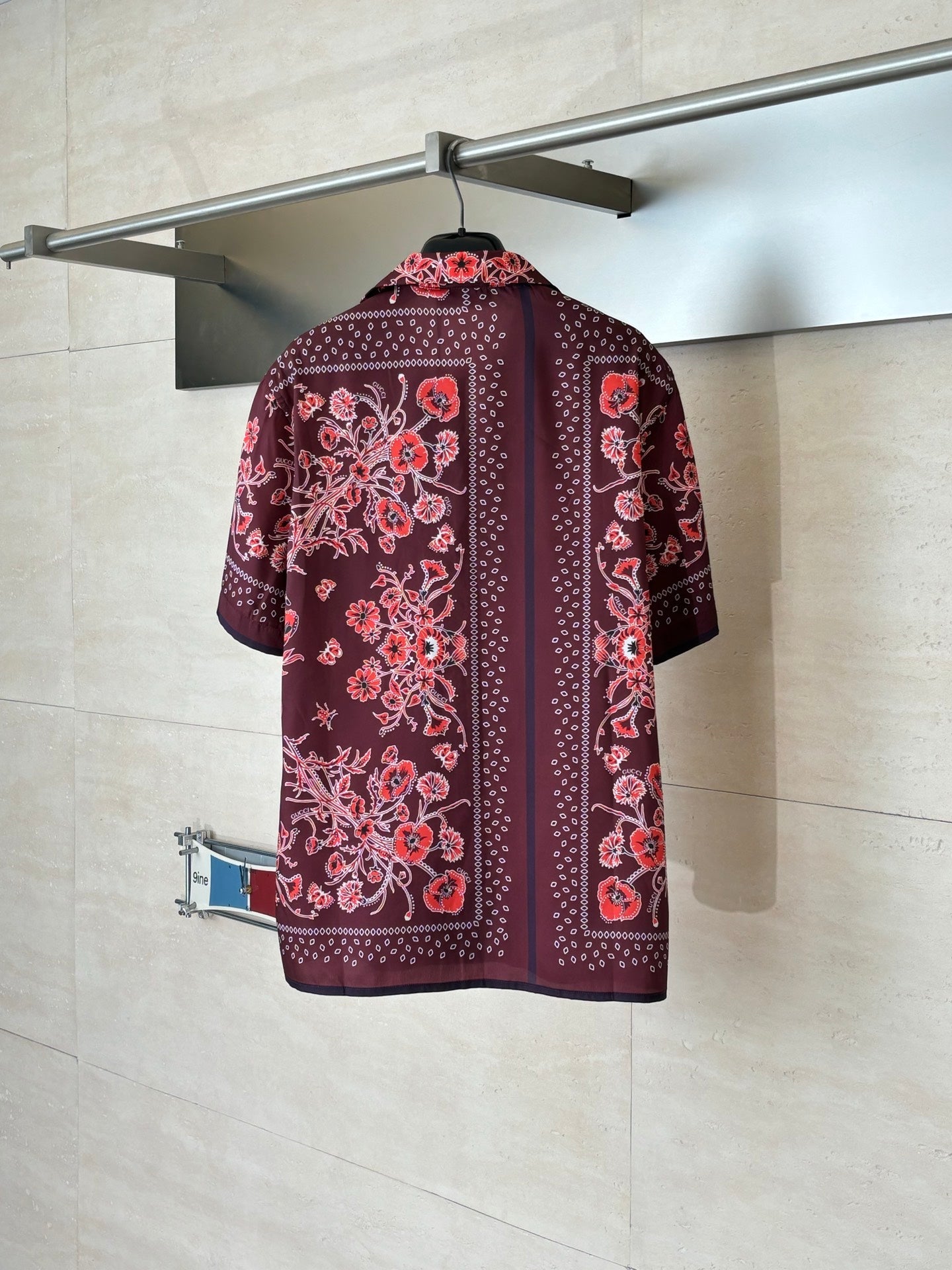 260428 New high-quality floral Cuban collar printed set of short-sleeved shirts