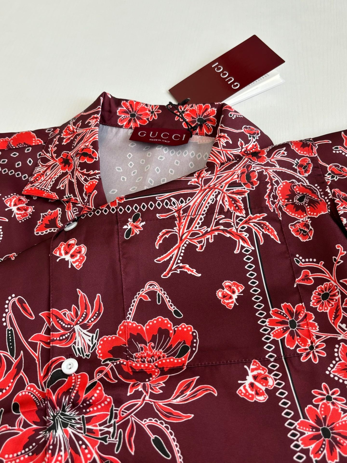 260428 New high-quality floral Cuban collar printed set of short-sleeved shirts