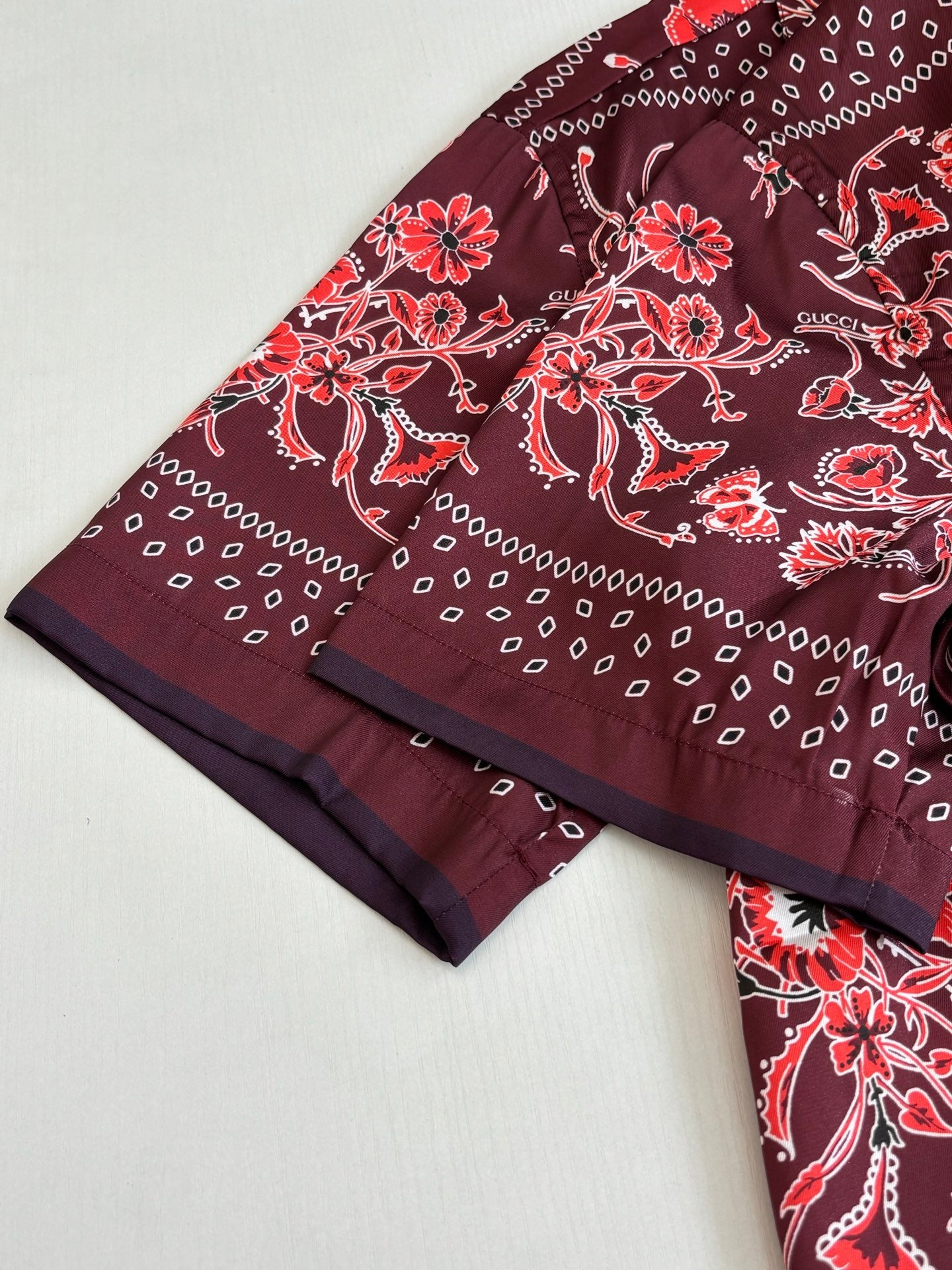 260428 New high-quality floral Cuban collar printed set of short-sleeved shirts