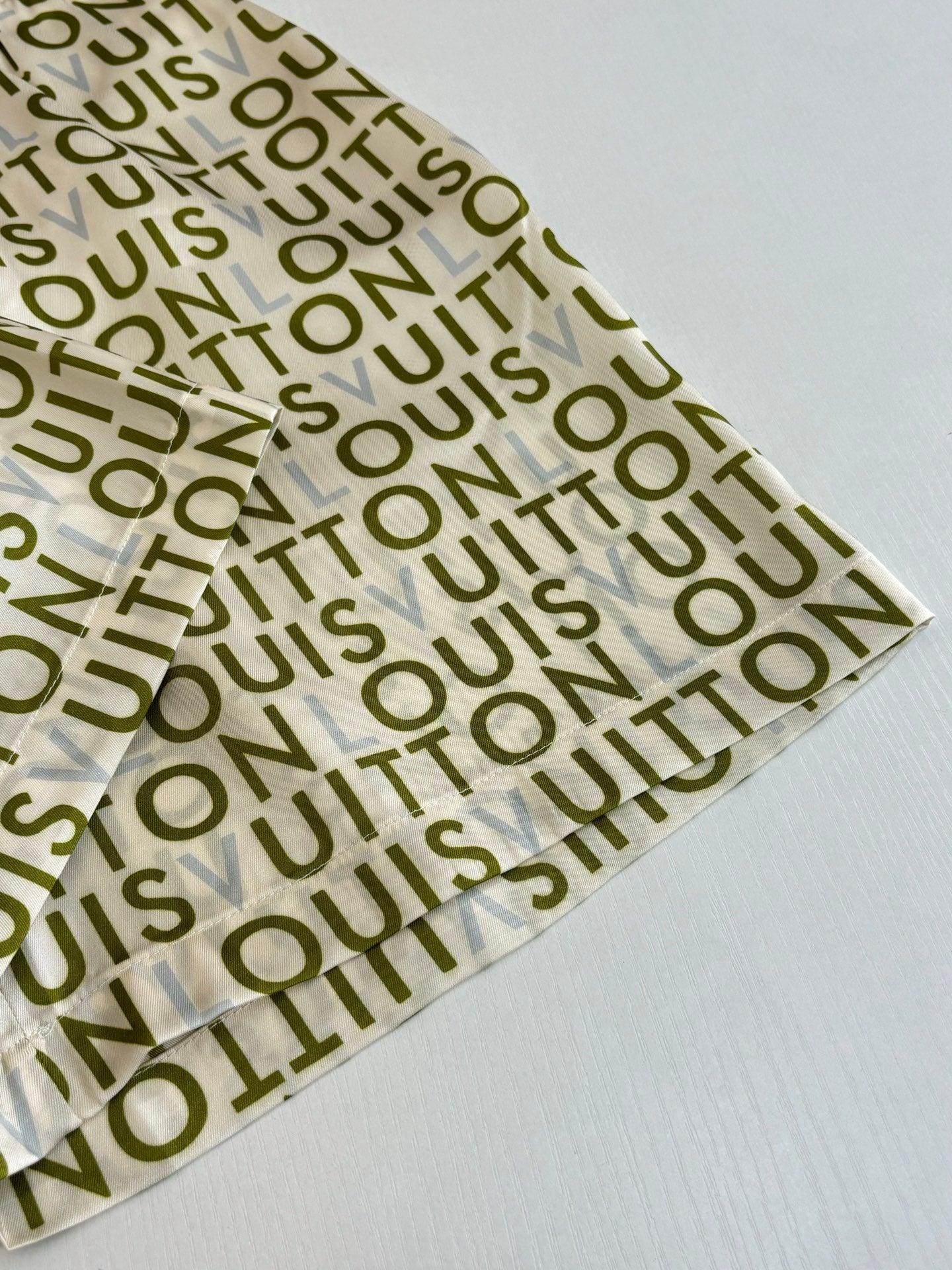260428 New high-quality full-print lettered cotton suit shorts