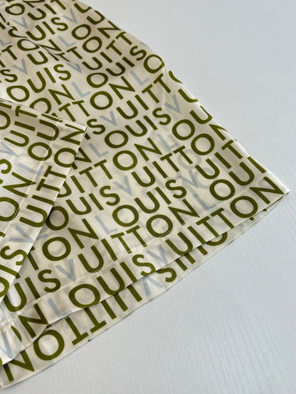 260428 New high-quality full-print lettered cotton suit shorts