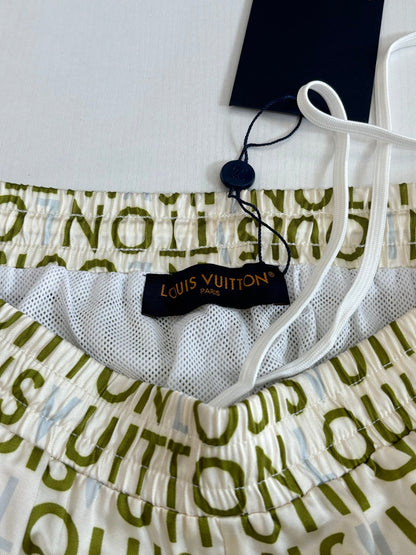 260428 New high-quality full-print lettered cotton suit shorts