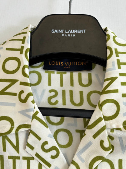 260428 New high-quality printed-letter cotton suit shirt set