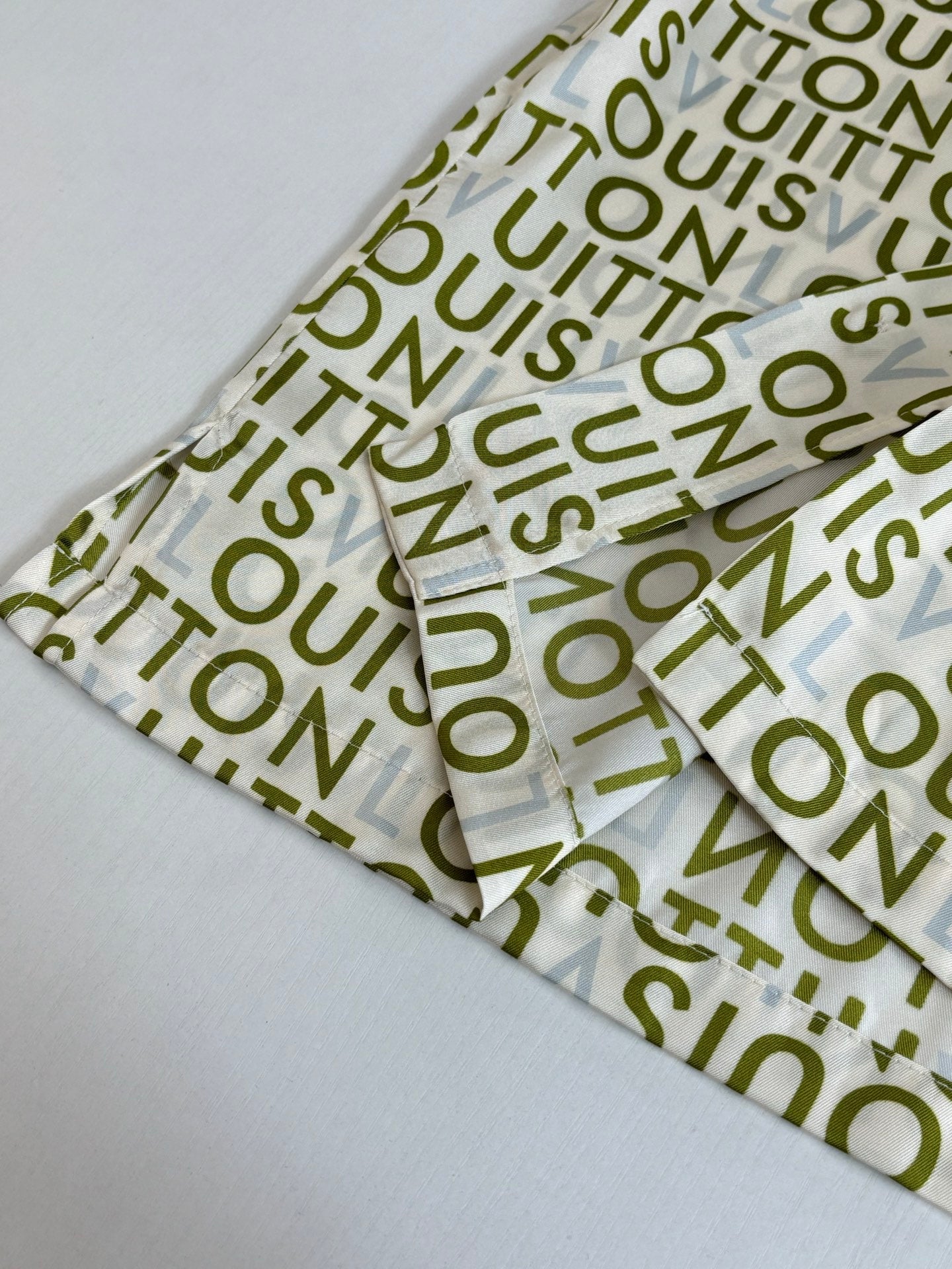 260428 New high-quality printed-letter cotton suit shirt set