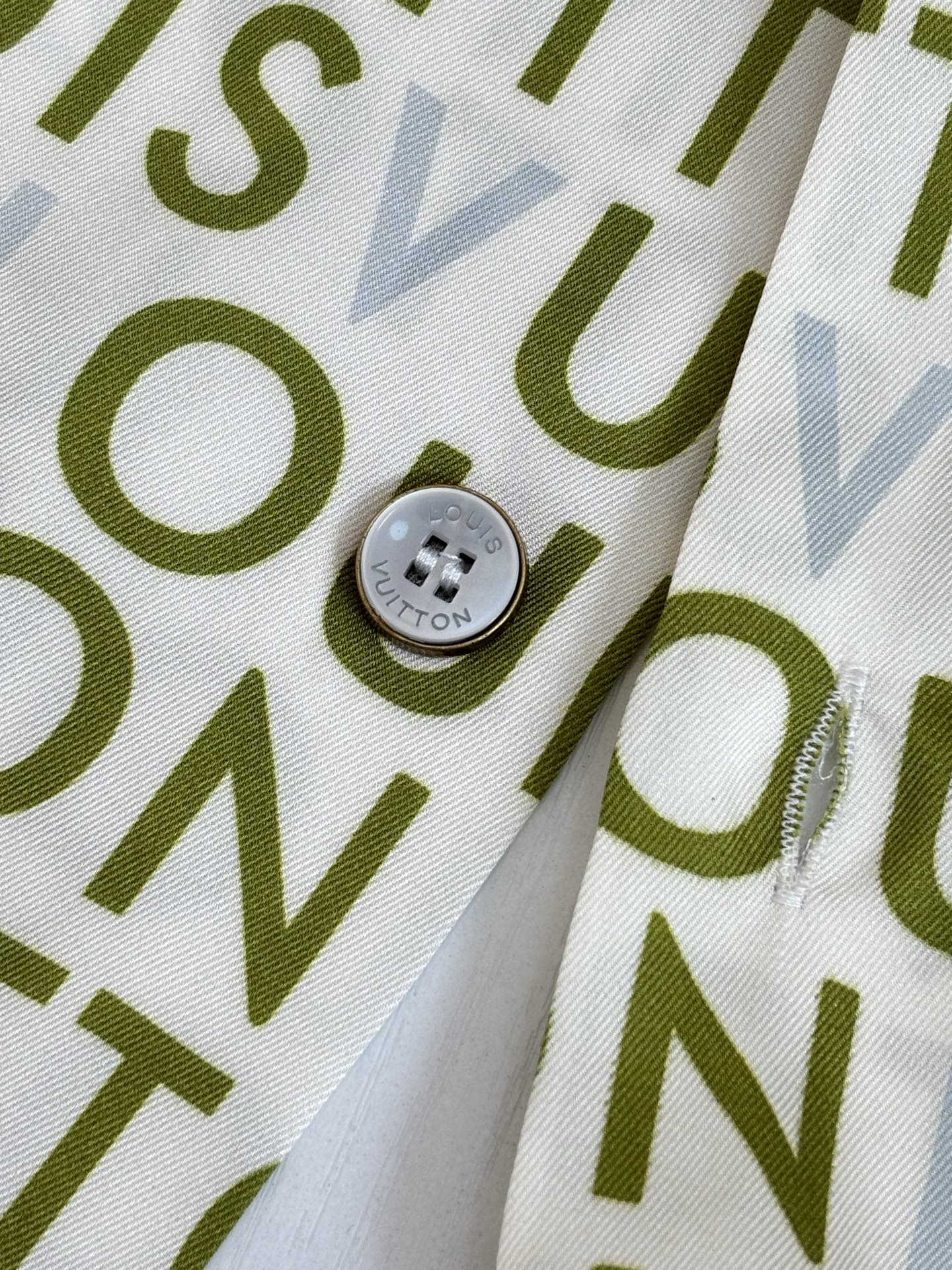 260428 New high-quality printed-letter cotton suit shirt set