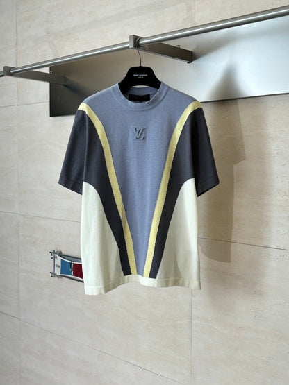 260428 New high-quality printed multi-color cotton knitted T-shirt