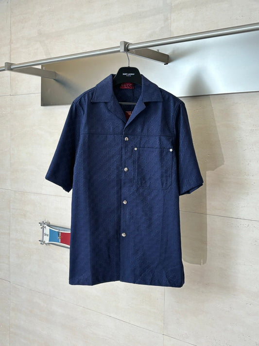 260428 New high-quality fully-printed jacquard shirt set