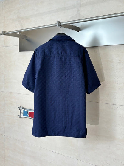 260428 New high-quality fully-printed jacquard shirt set